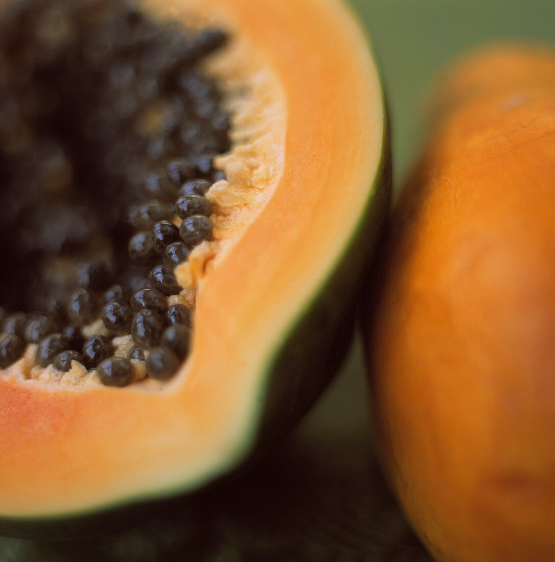 Half of a Papaya, Close Up