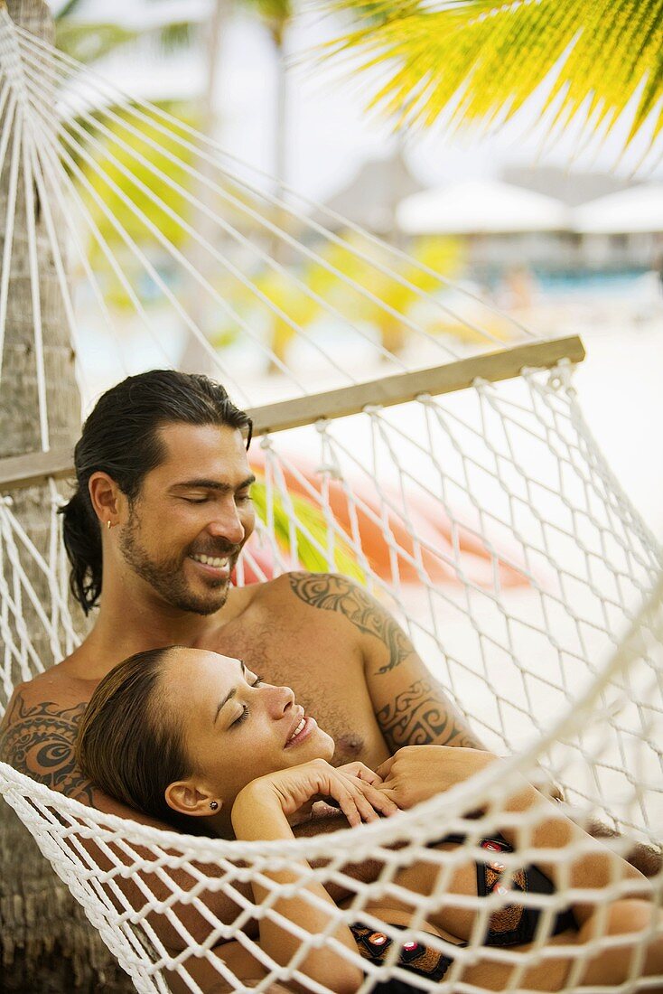 Couple in hammock