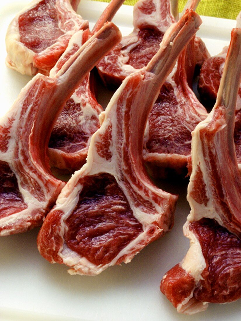 Fresh lamb chops