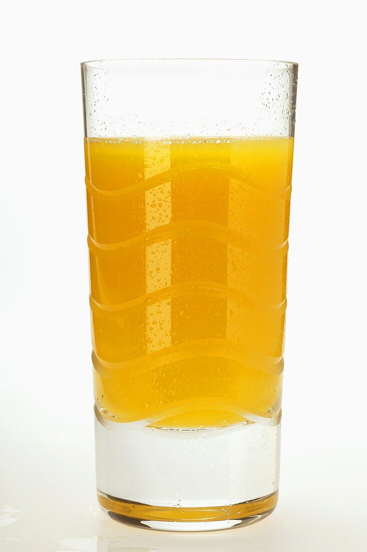 Glass of orange juice