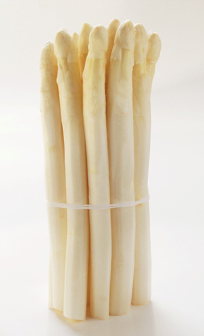 A bundle of white asparagus (standing)