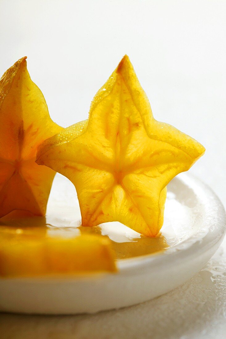 Slices of carambola