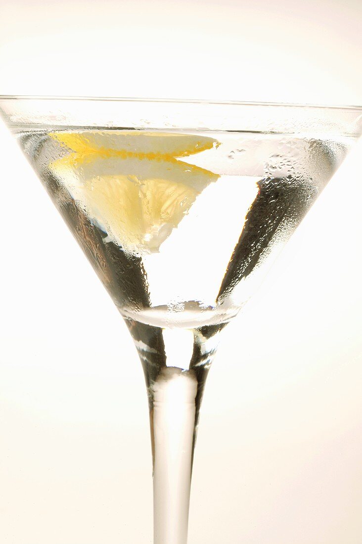 Martini mit Zitronenschnitz