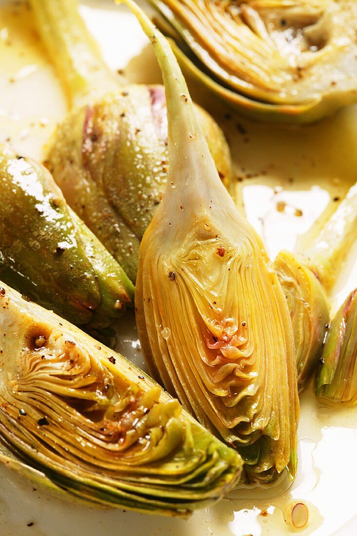 Marinated artichokes