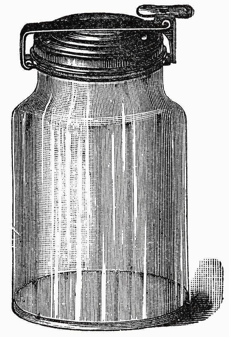 Old food tin (Illustration)