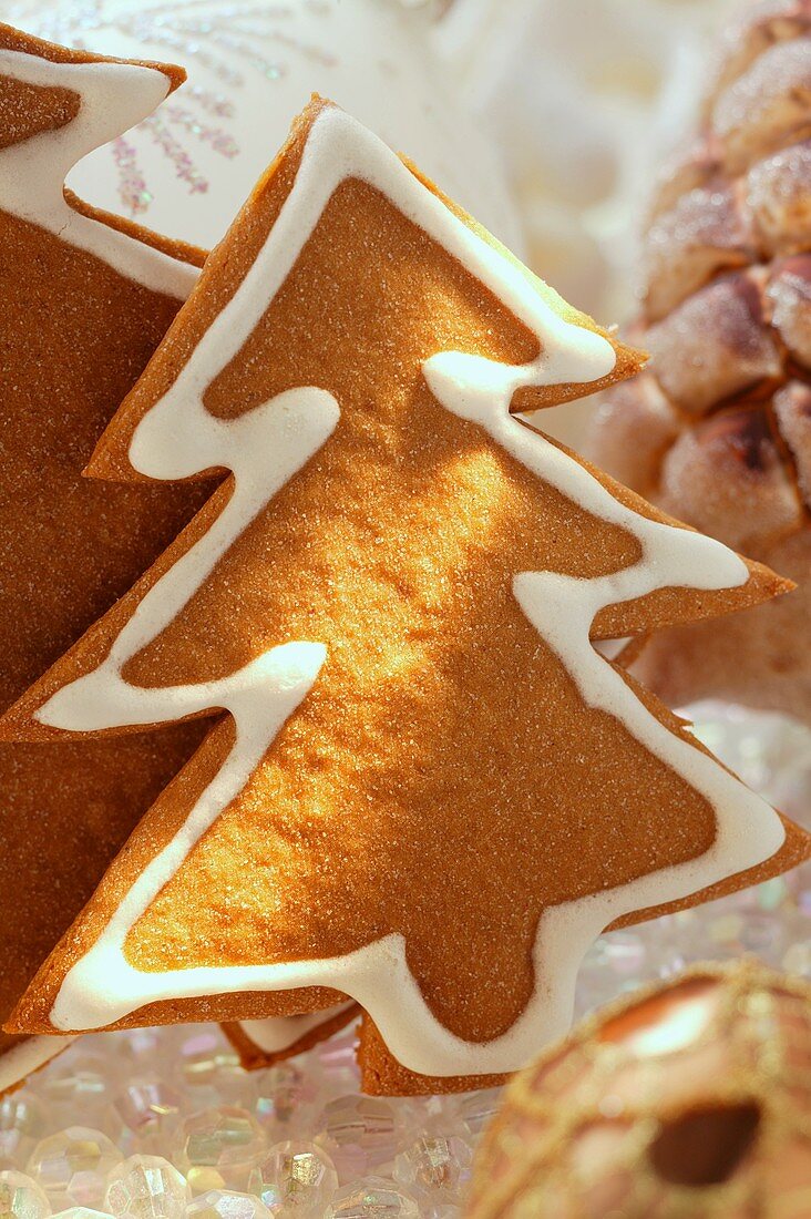 Gingerbread fir trees
