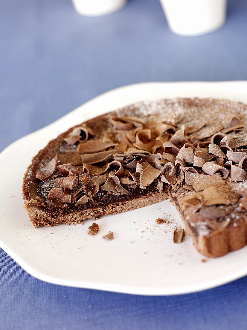 Chocolate tart