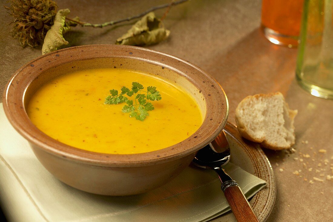 Kürbis-Kartoffel-Suppe