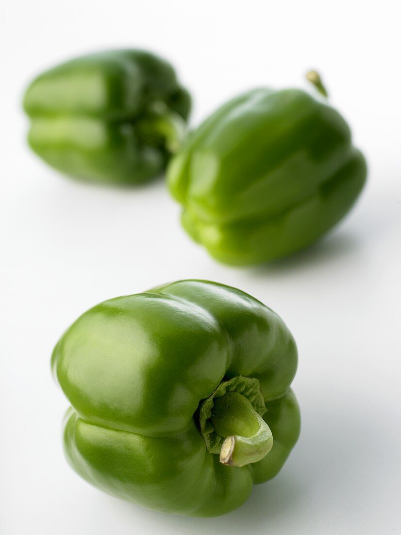 Three Green Peppers