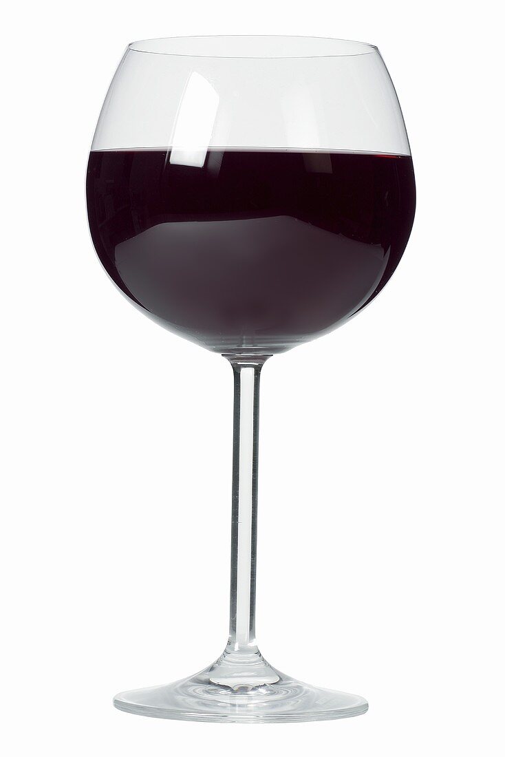 Glas Rotwein