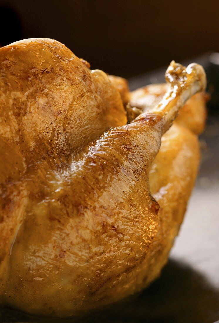 Whole roast chicken