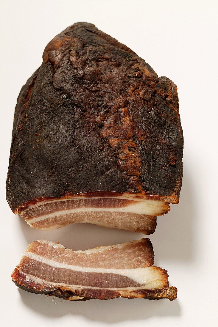 Organic bacon, slices cut