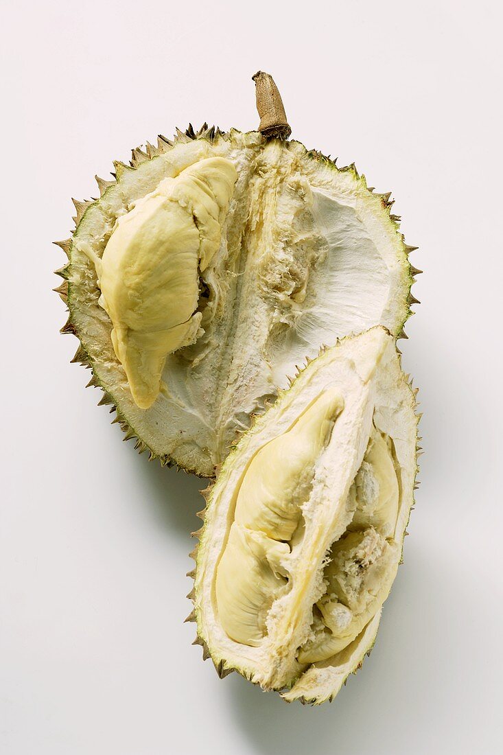 Durian (Hälfte und ein Viertel)