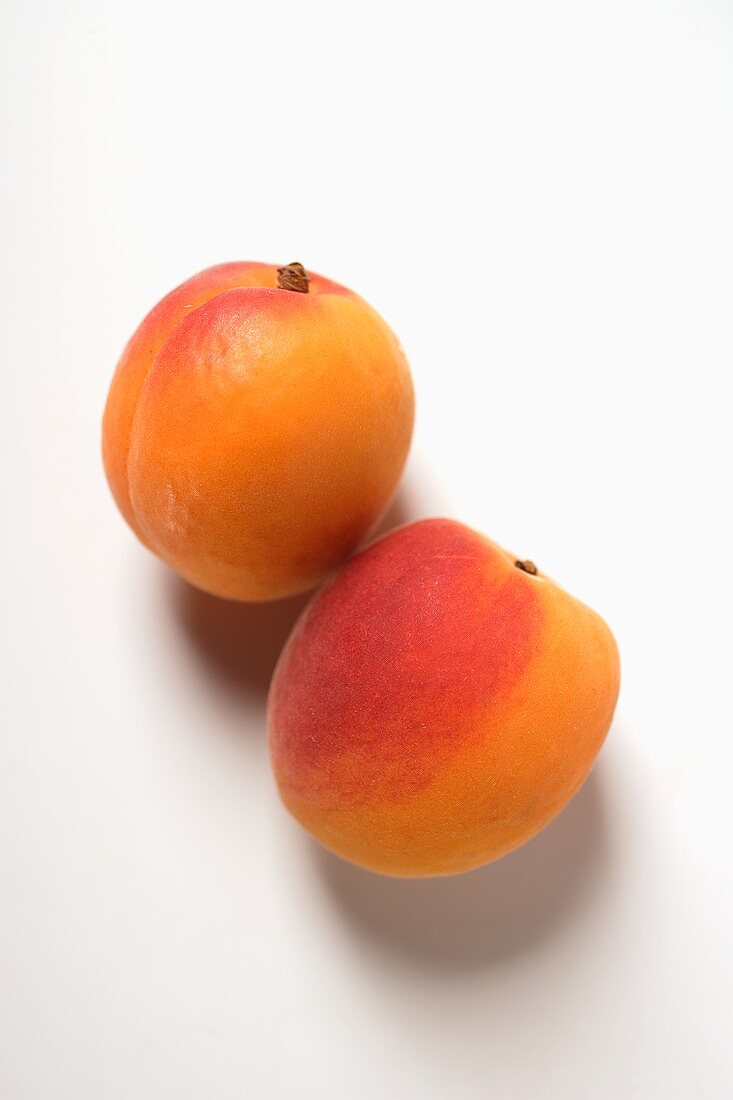 Two apricots