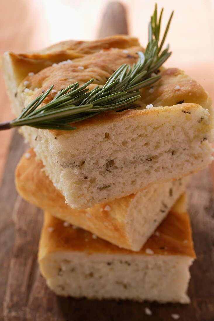 Focaccia mit Rosmarin