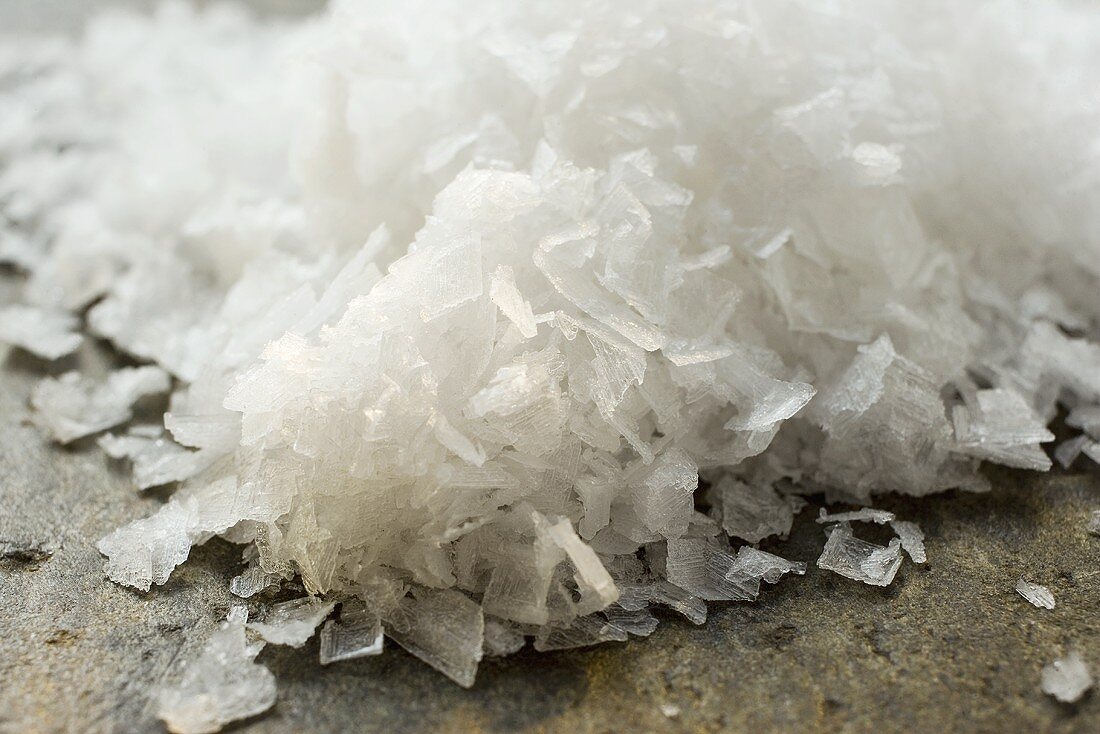 Grobes Salz (Nahaufnahme)