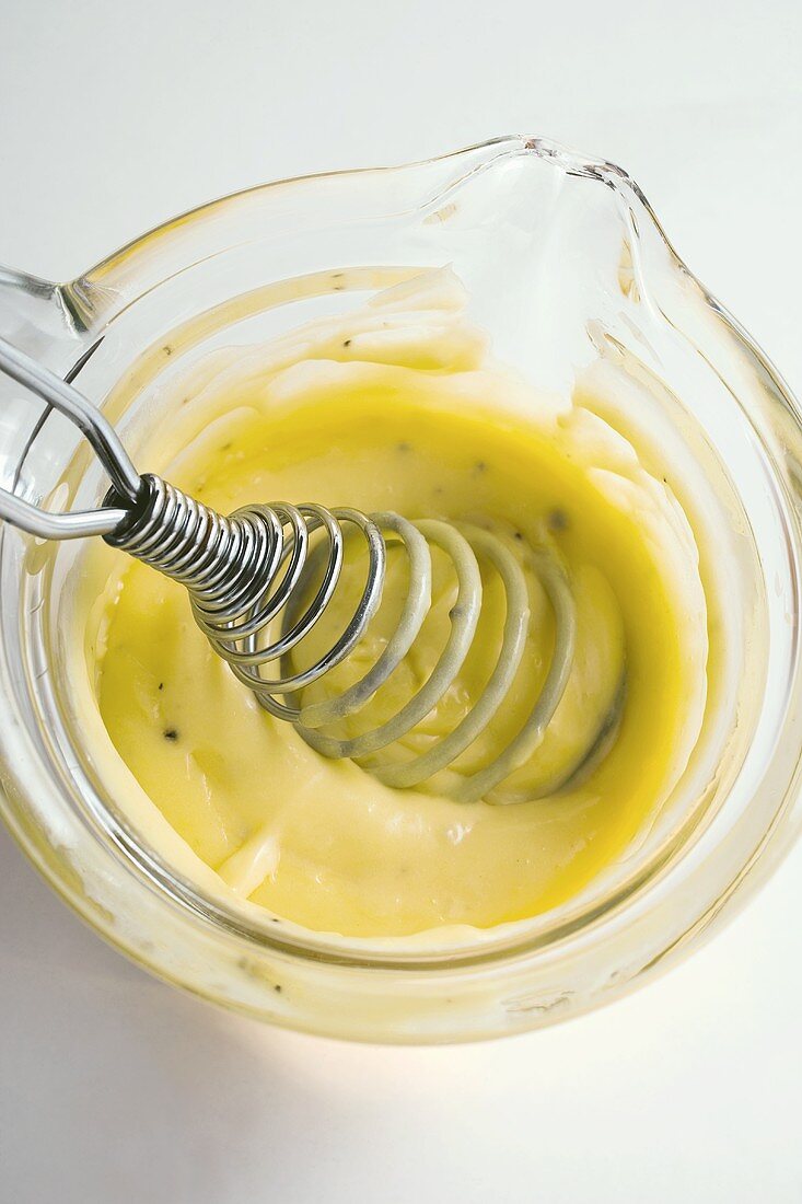 Sauce Hollandaise im Glaspfännchen