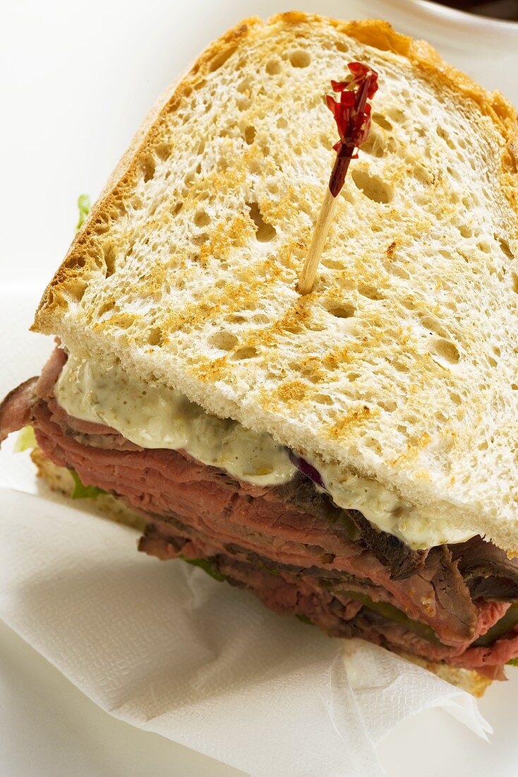 Sandwich mit Roastbeef