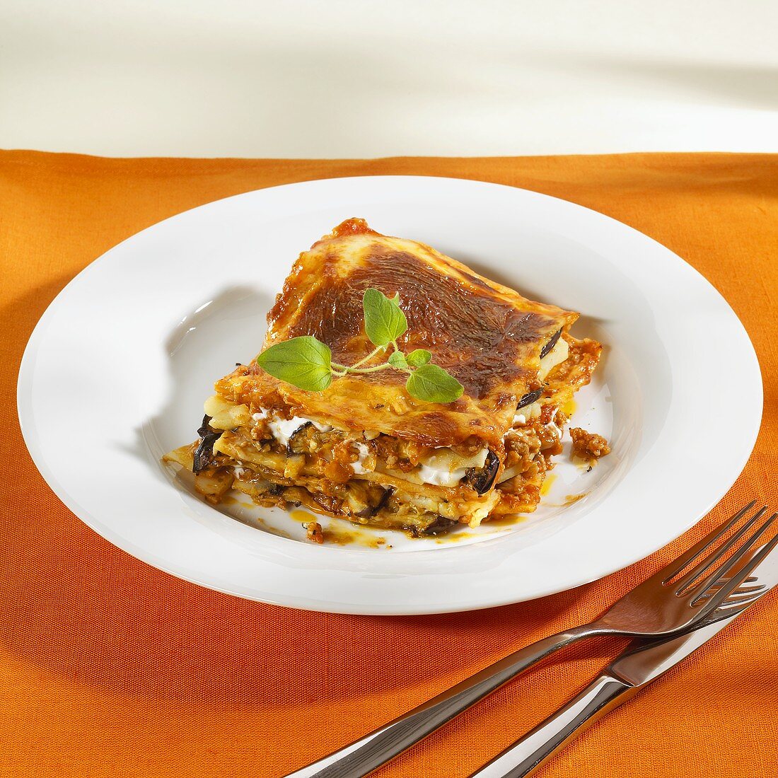 Moussaka auf Teller