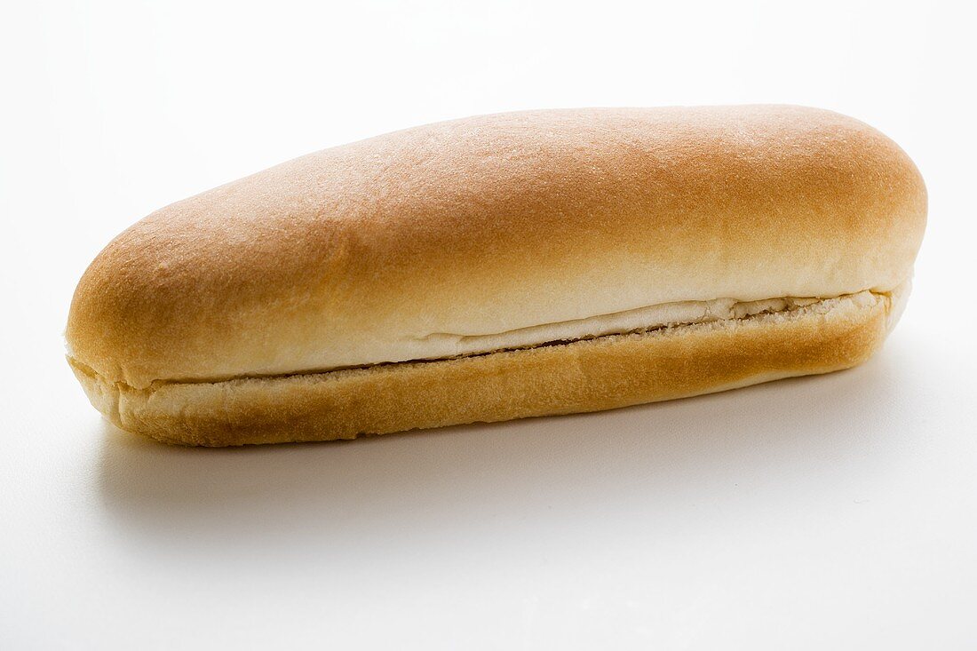 A hot dog roll