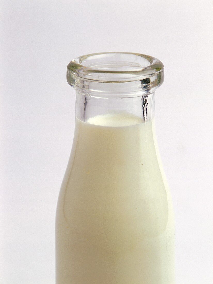 Milchflasche (Nahaufnahme)