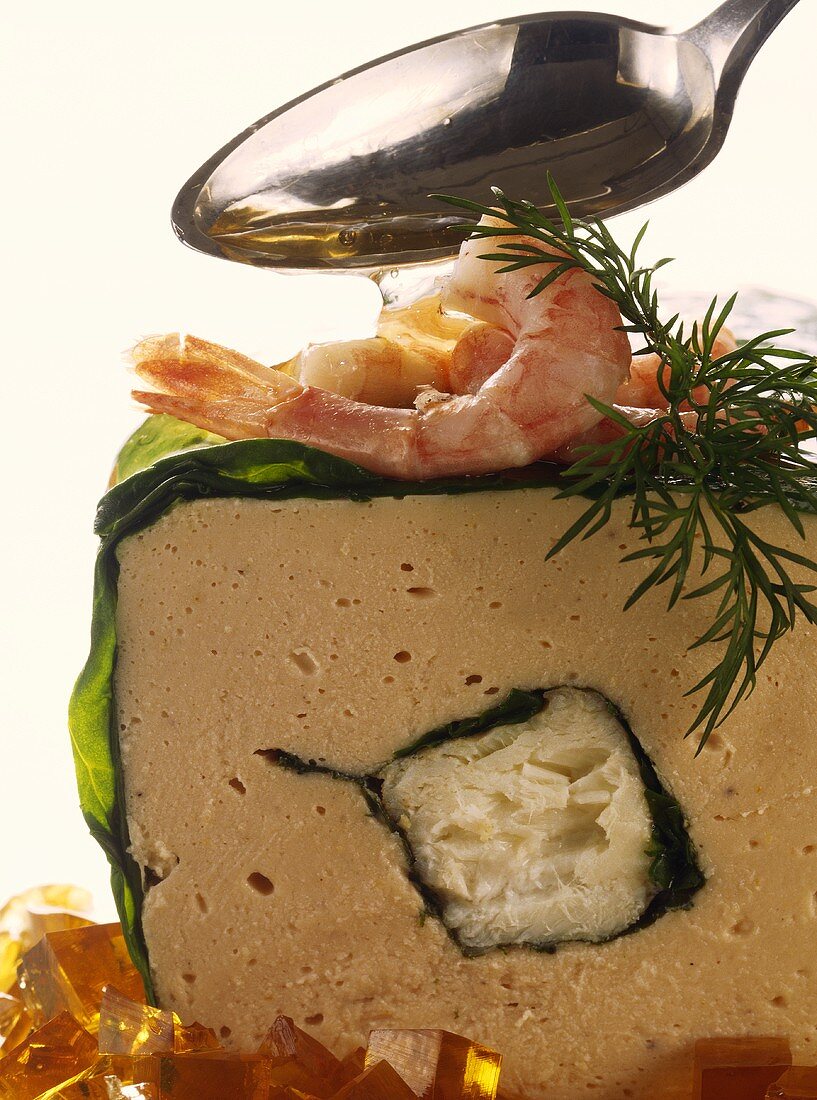 Krabben-Fisch-Terrine