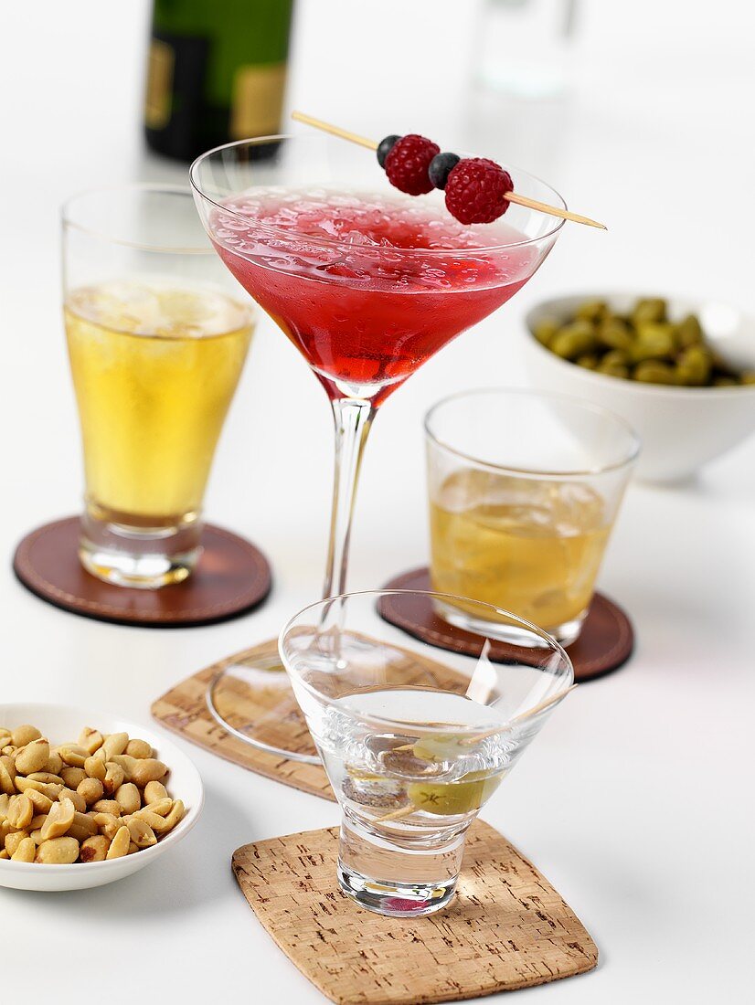 Cocktails, Longdrinks und Spirituosen