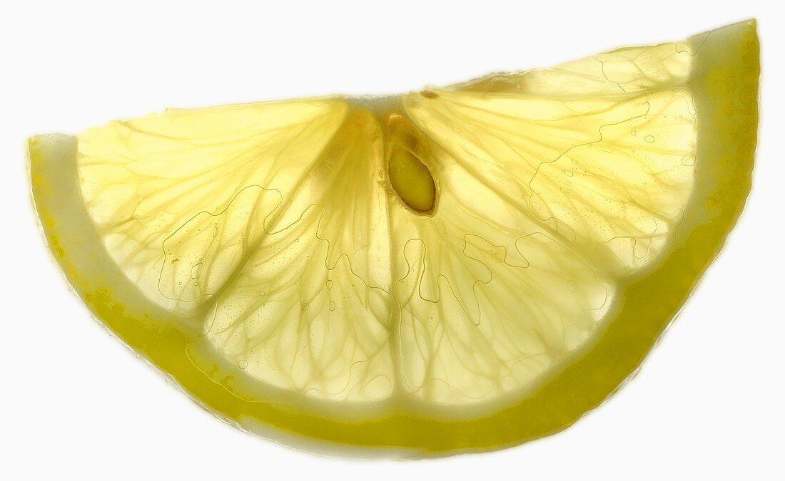 Half a slice of lemon