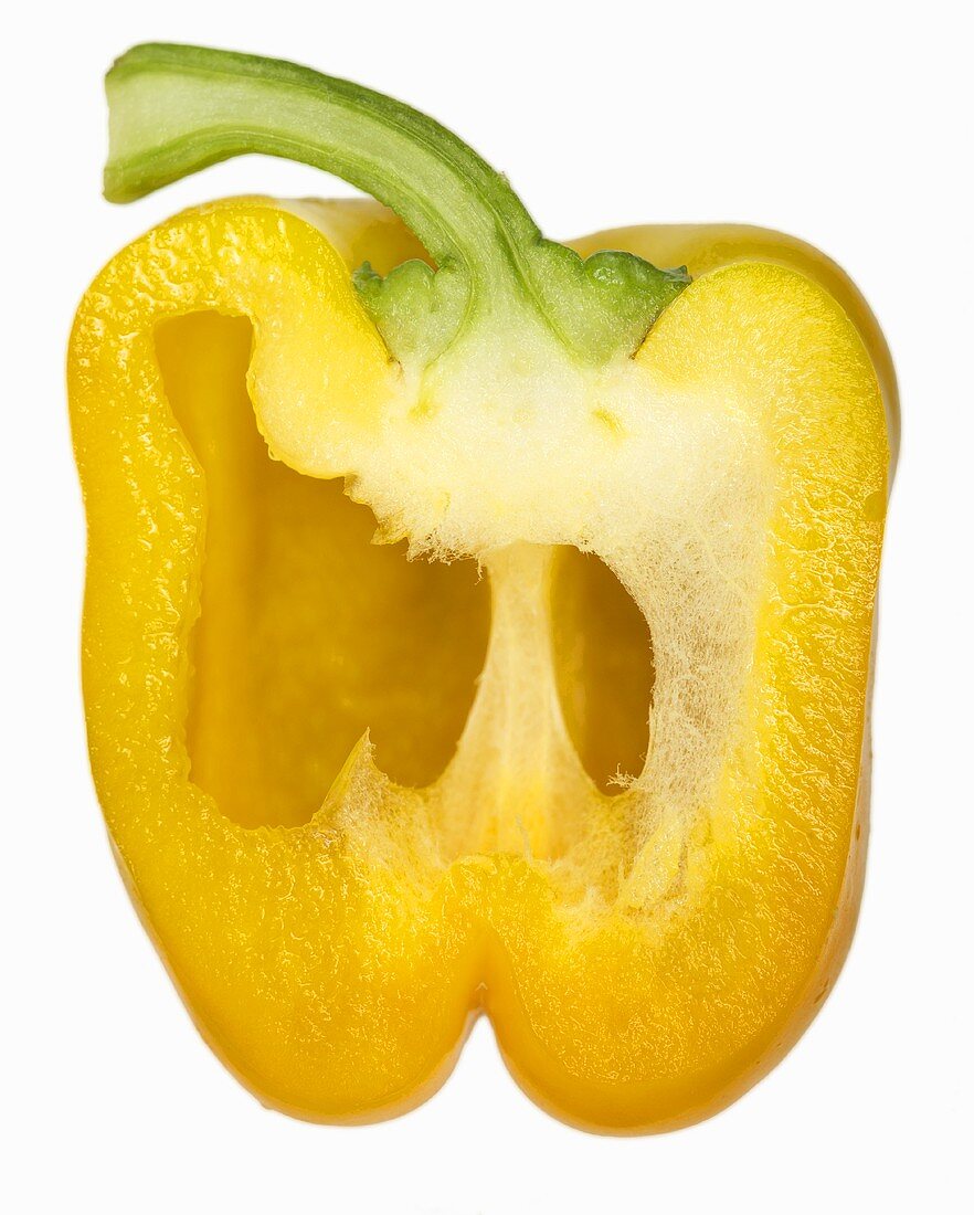Half a yellow pepper