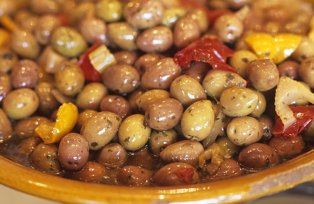 Pickled olives