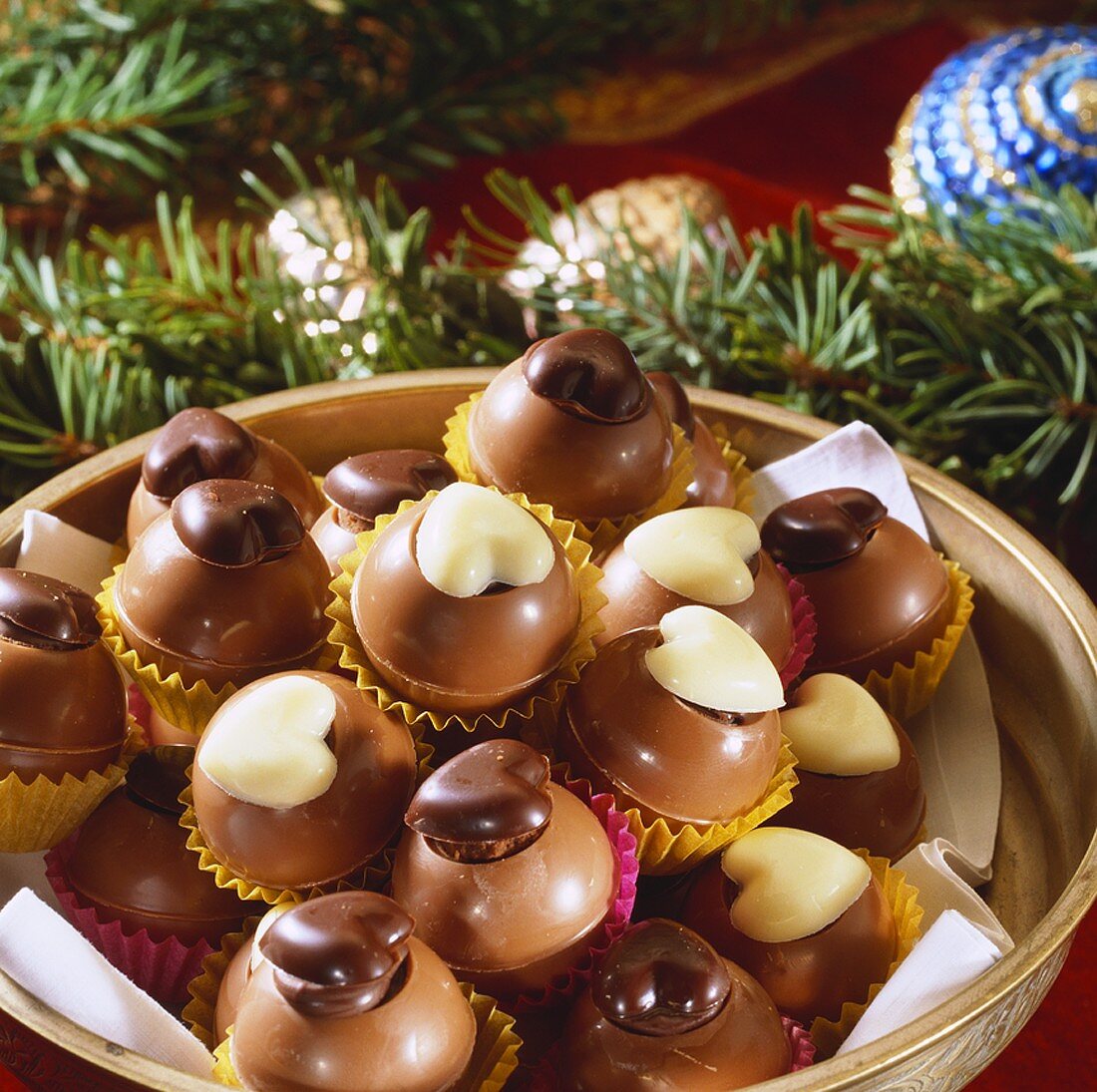 Elegant chocolate truffles