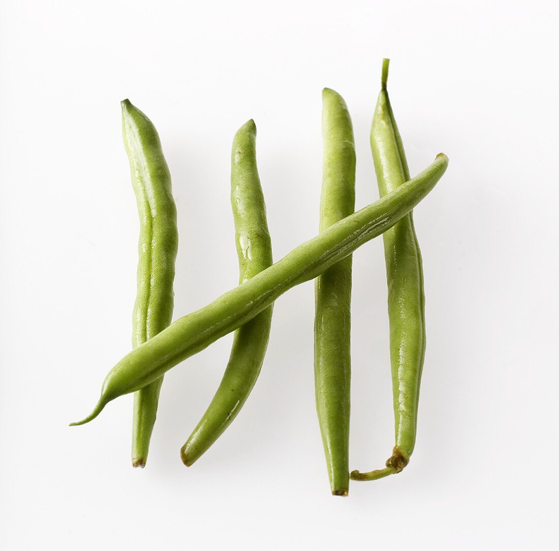 Five green beans