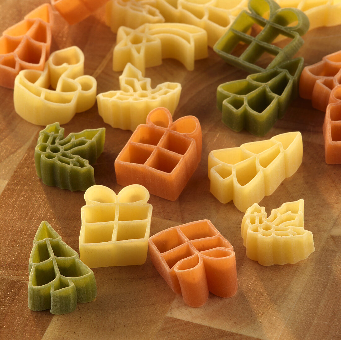 Christmas pasta shapes