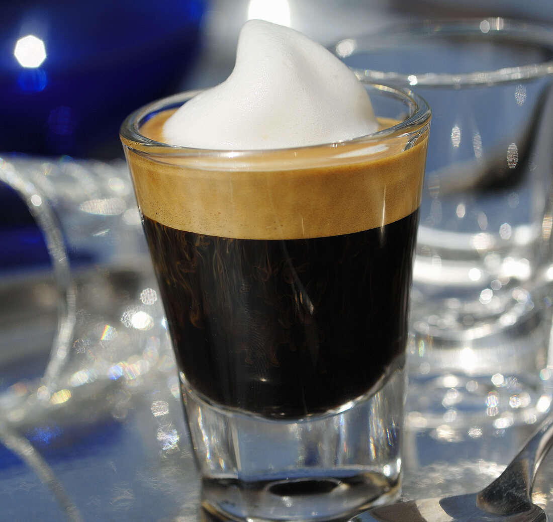 Ein Espresso Macchiato