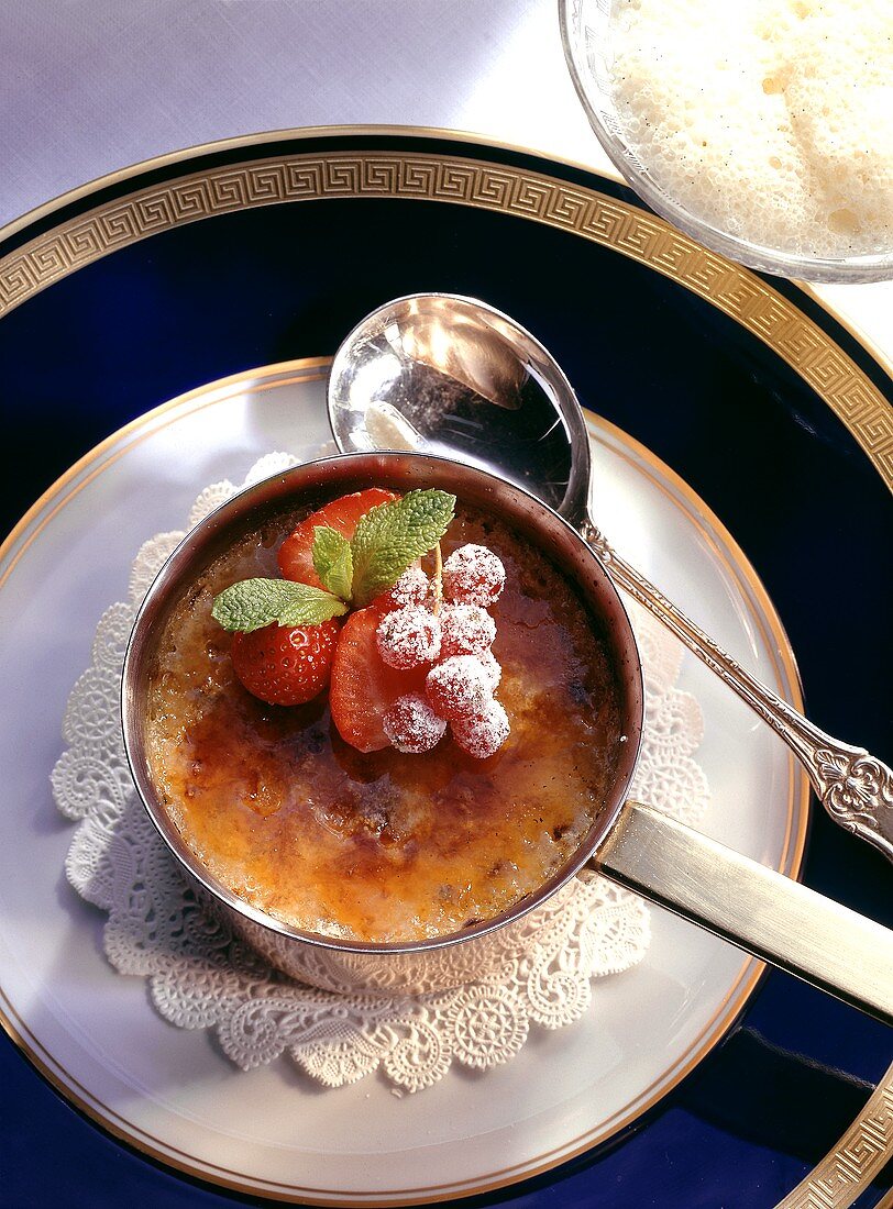 Creme Brulee in a small Mold