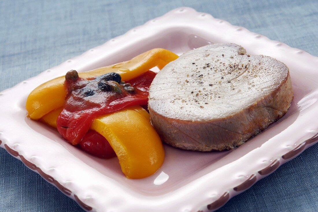 Tuna with peppers