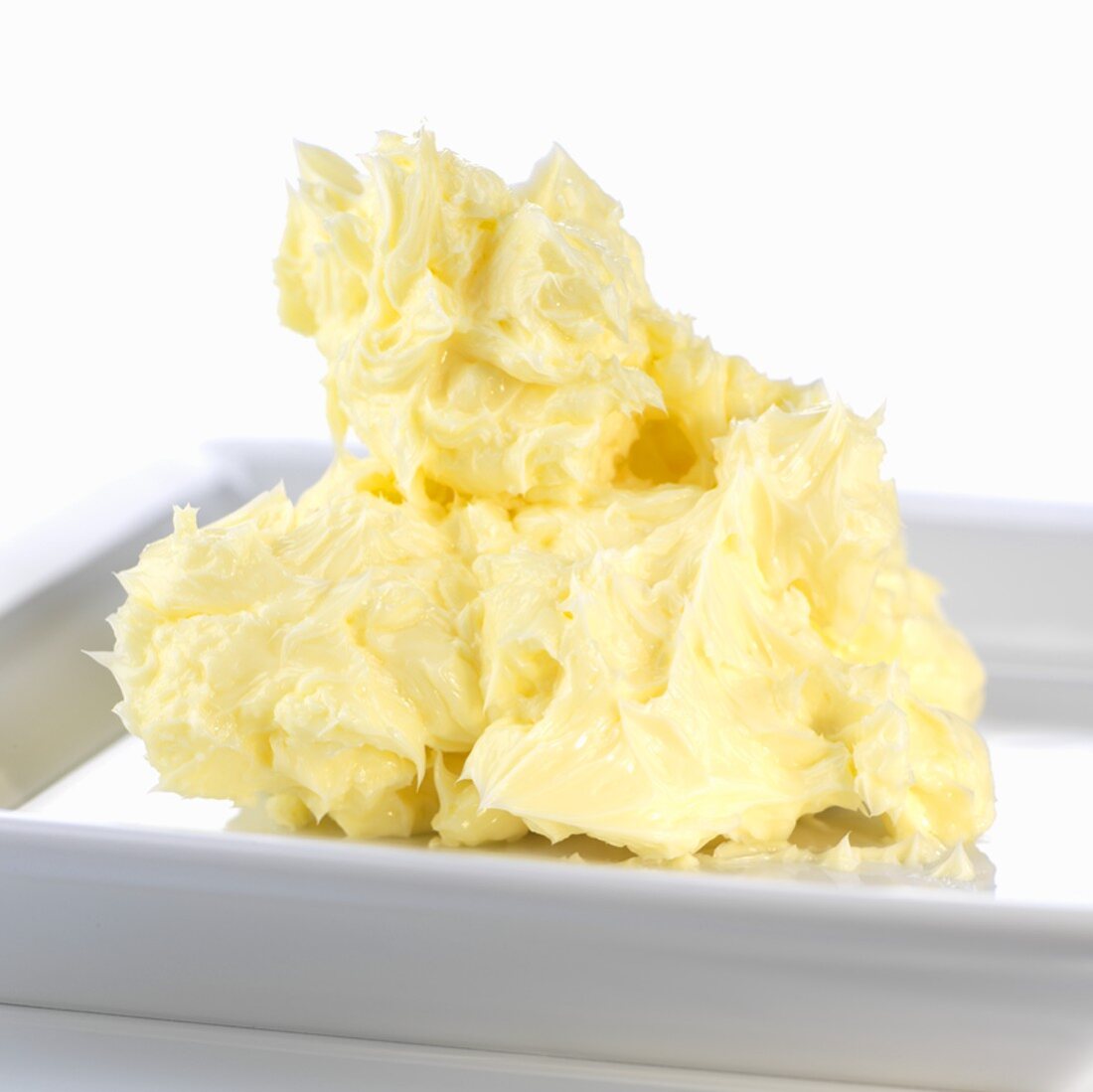 Weiche Butter auf Teller
