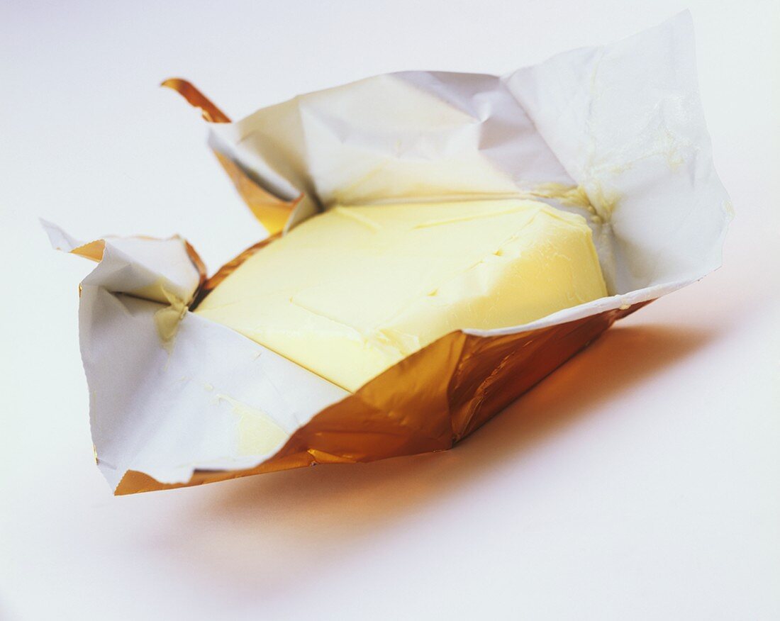 Butter in paper