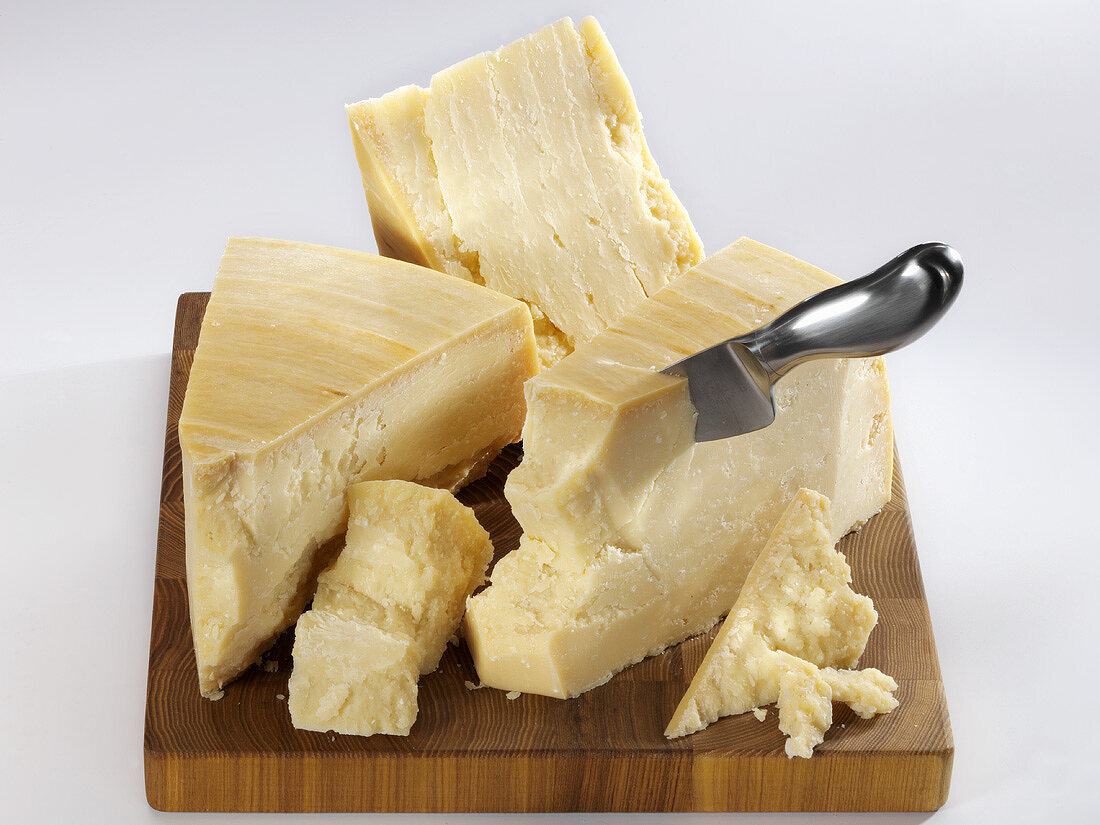 Parmesan with cheese knife