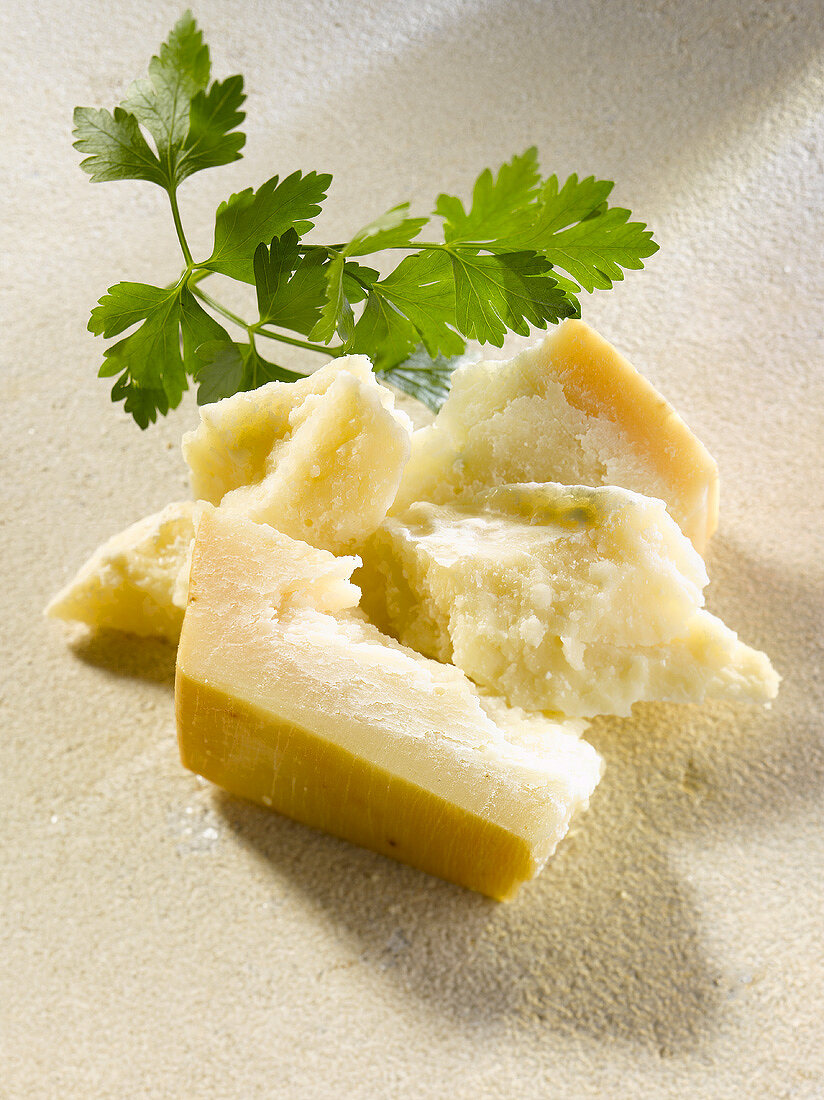 Parmesan with parsley