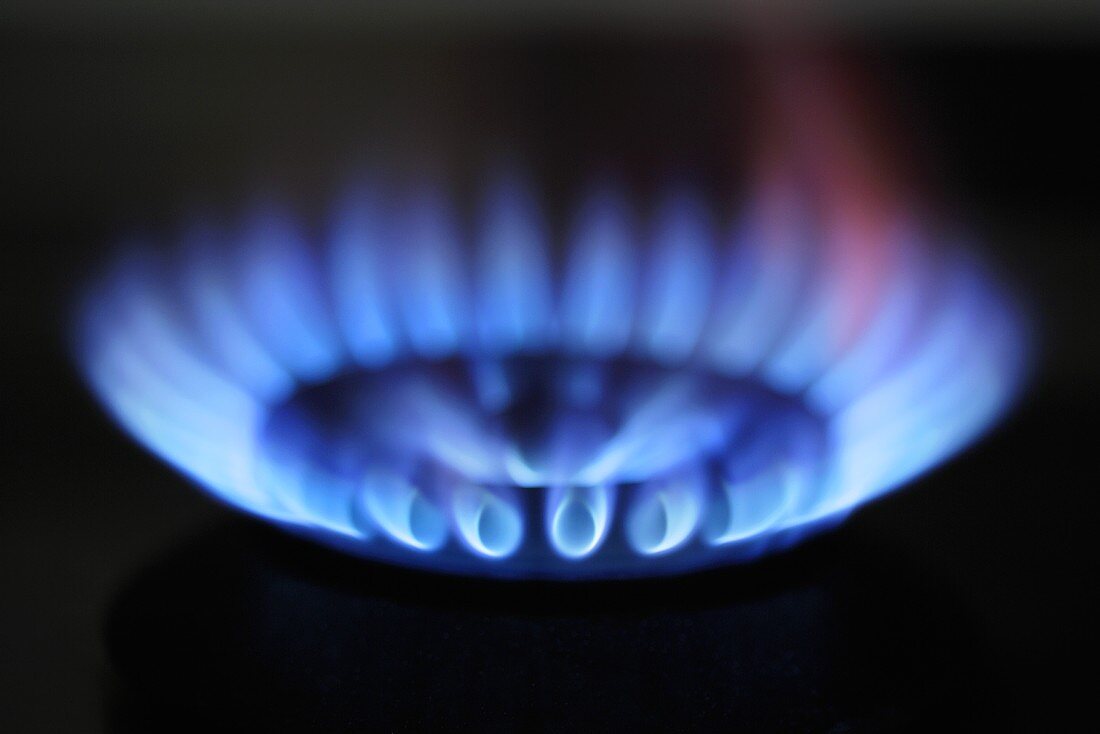 Gas flame (close-up)