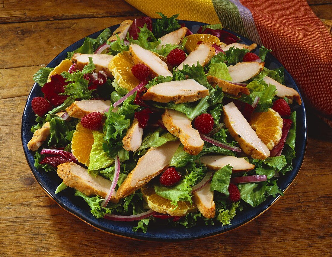 Chicken Salad with Raspberries