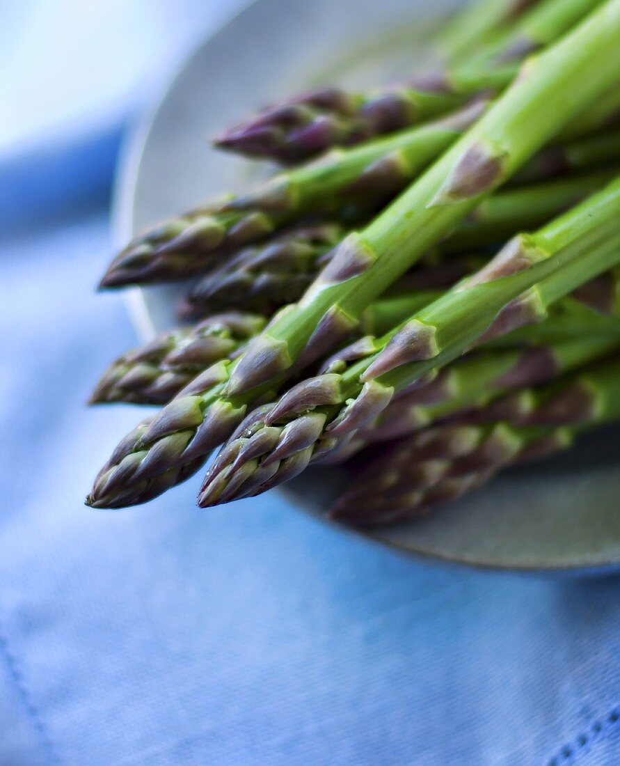 Fresh green asparagus