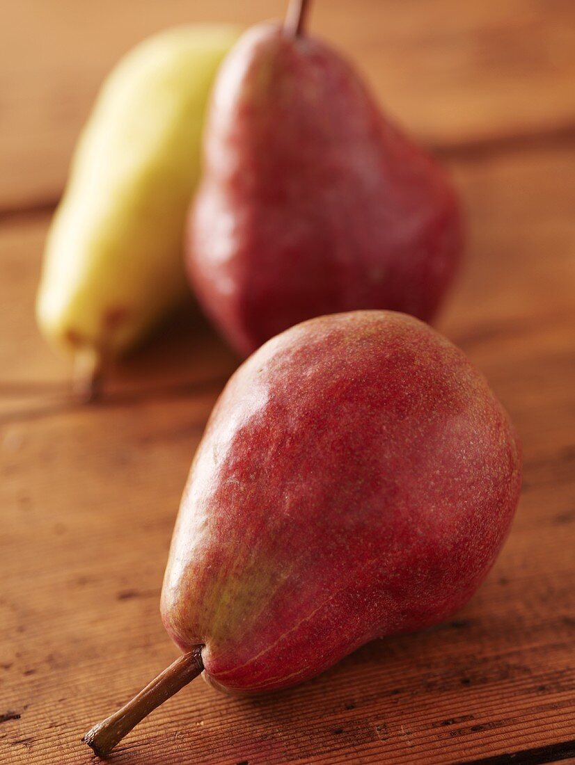 Pears on Wood