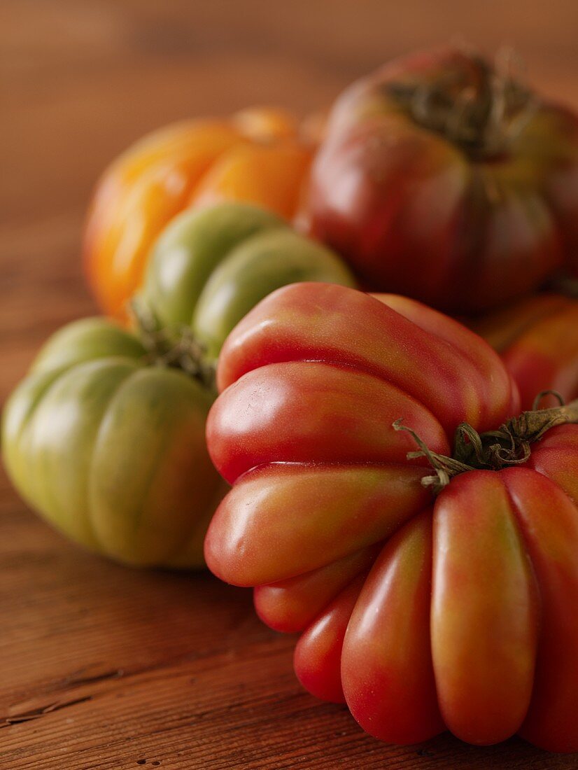 Verschiedene Heirloom Tomaten