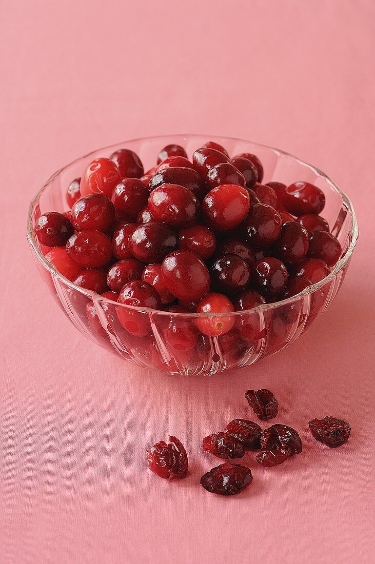 Cranberries, fresh and dried