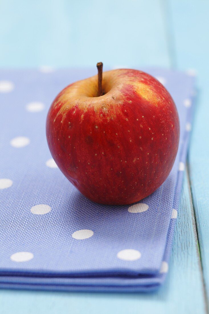 An organic apple (Cultivar: Cortland)