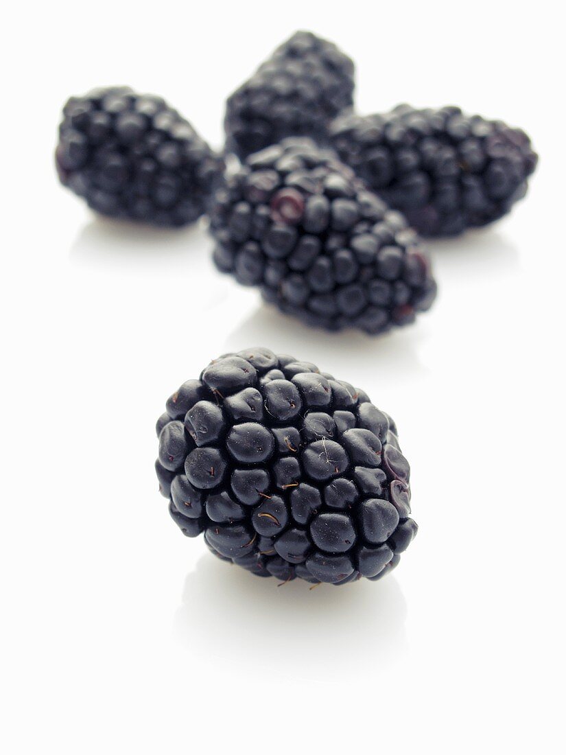Several blackberries