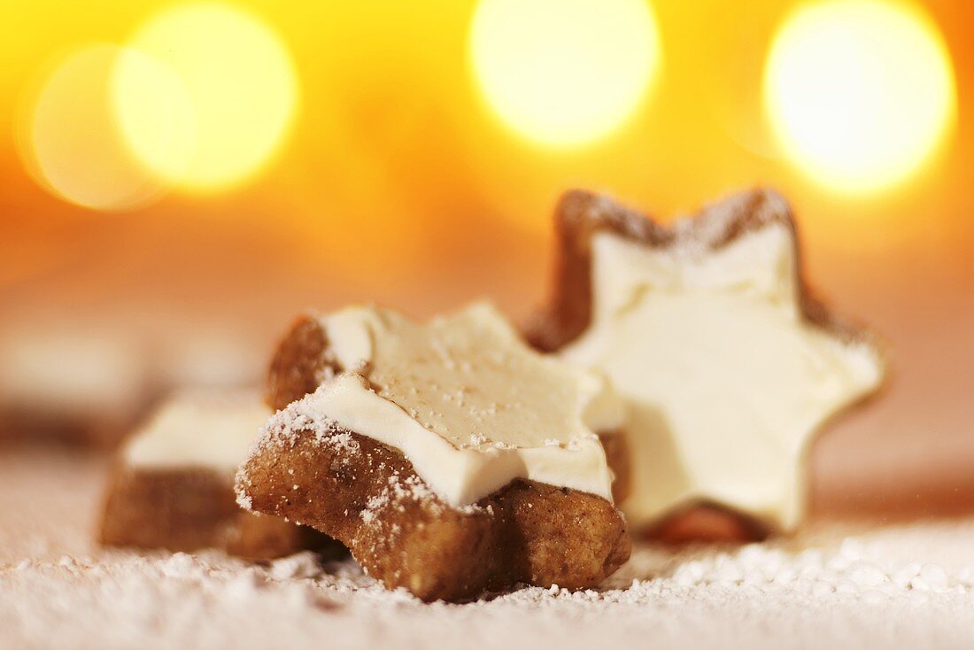 Christmas cookies, cinnamon stars