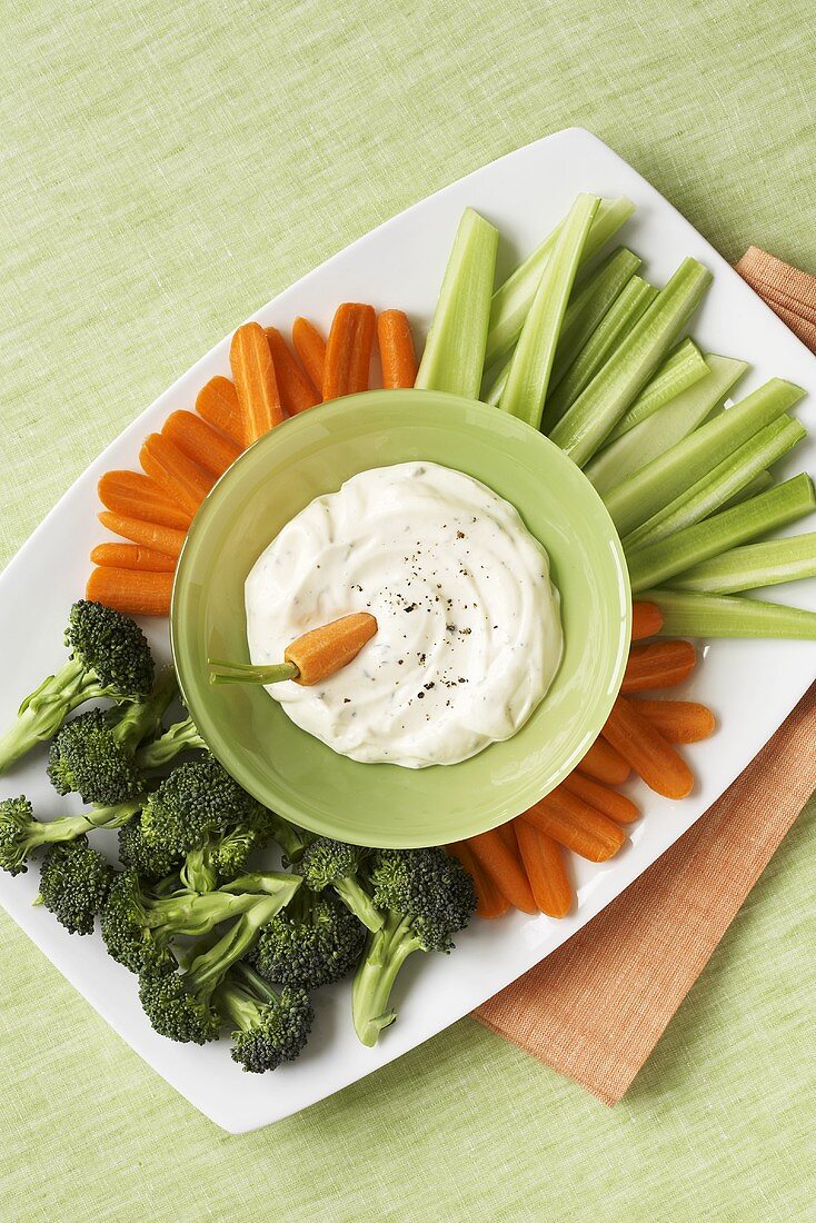 Crudite Platter with Dip